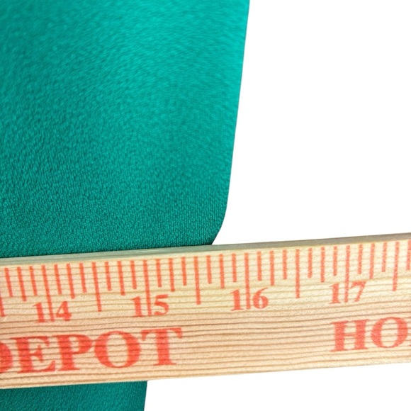 EUC Anthropologie Maya Ruched Cowl Neck Vibrant Green Stretch-Fitting Midi Sz Sm - Picture 7 of 13